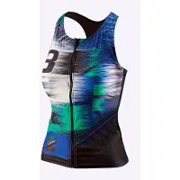 Beco tanktop BEsuit dames B cup polyamide/elastaan groen