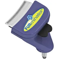 Furminator Furflex Dog Deshedding Tool - Hondenvachtkam - 12x4.5x15.5 cm Donkerblauw Alle Haartype Small