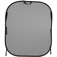 Lastolite Plain Collapsible 1.5 x 1.8m Black/Mid Grey