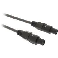Sweex Luidsprekerkabel Speaker 2-Pins Female - Speaker 2-Pins Female 3.0 m Donkergrijs