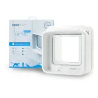 Sure Petcare Flap Dualscan Microchip Kattenluik Wit 20 X 20 X 7 Cm