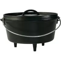 Lodge Logic Deep Camp Dutch Oven ø 25,4 cm gietijzer zwart