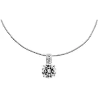 Diamonfire Zilveren Collier 45 cm met Hanger met zirkonia Vintage 803.0326.45