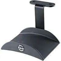 K&M 16330 Headphone Holder Black