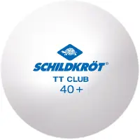 Schildkröt Schildkrt Club Training Poly 40+ Tafeltennisballen - Wit - 120 pcs