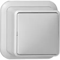 Gira Wisselschakelaar 310610 - Opbouw - Creme
