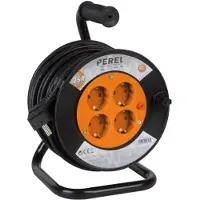 Perel Kabelhaspel 25 m - 3G1.5 - Randaarde