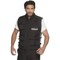 Boland Verkleedpak Swat-Officier Heren Zwart Maat L/XL