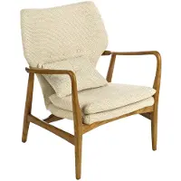 Pols Potten Chair Peggy Fabric Rough Ecru