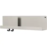 Muuto Folded Shelves Plank Grey | 63 x 16.5 cm
