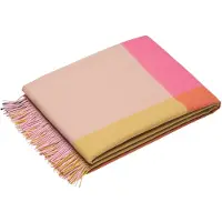 Vitra Colour Block Deken Pink | Beige