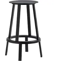 HAY Revolver barkruk Black, low