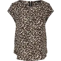 ONLY Blouse 'ONLVic' beige / bruin / stone grey