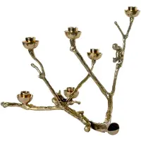 Pols Potten Twiggy ekorre kandelaar 30 cm Goud