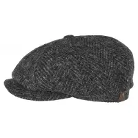 Stetson Hatteras Herringbone Flatcap by