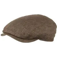 Stetson Belfast Linnen Zomer Flat Cap by
