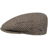 Lierys Britain Houndstooth Flat Cap by