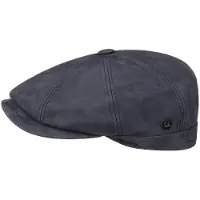 Lierys Nappaleer Wax Flat Cap by