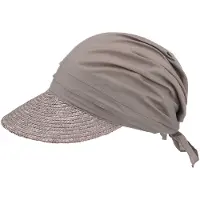 Seeberger Ansali Straw Visor Cap by