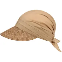 Seeberger Ansali Straw Visor Cap by