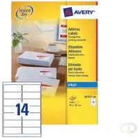 Avery White Address Label - Inkjet - J8163