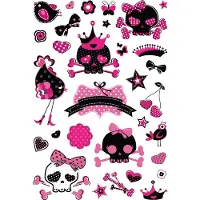 Herma 3683 Stickers MAGIC Pirat meisje, folie Glittery