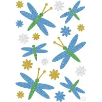 Herma 3277 Stickers Libellen, glittery