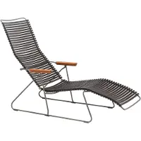 Houe CLICK Ligbed Bamboe Armleuningen Stalen Frame