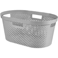 Curver Infinity Dots wasmand - 39 l - zilver