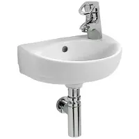 Sphinx 280 fontein met overloop 36x28cm wit