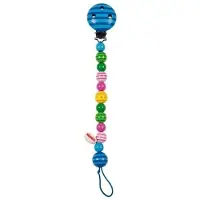 Heimess Fopspeenketting Gestreepte Parels 21cm