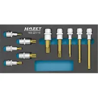Hazet Dopsleutelbitset 163-221/10 · 10-delig · M8 · M10 · M12 · M14 · M16 · M18 · M8 · M14 · M10 · M12