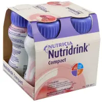 Nutricia Compact aardbei 125 ml 4 stuks