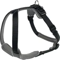 Hunter - Harness Neoprene - Hondentuig Bauchumfang 58-72 cm - Halsumfang 52 cm, zwart/grijs