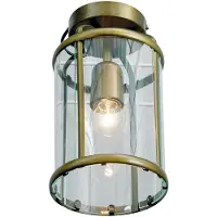 Steinhauer Plafondlamp PIMPERNEL, dimbaar, brons / oud-messing, Woon-/ Eetkamer, metaal, Antiek, plafondlamp