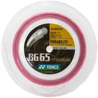 Yonex Badmintonsnaar Yonex BG 65 Titanium Pink (0.70mm/200m)