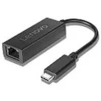 Lenovo USB-C naar LAN adapter (USB-C, RJ45 Gigabit Ethernet (1x)), Netwerkadapter, Zwart