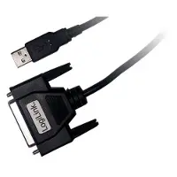 Logilink USB 1.1 Aansluitkabel [1x USB 1.1 stekker A - 1x D-sub bus 25-polig] UA0054 1.50 m