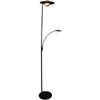 Steinhauer Vloerlamp Zenith Zwart met leesarm