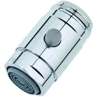 Tiger Splash Eco booster straalregelaar M24 waterbesparend 2,4 x 2,8 x 4,1 cm, chroom
