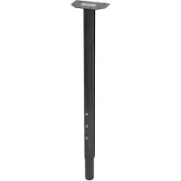 Duraline Meubelpoot Verstelbaar Staal 3,5x64,5-74,5cm Antraciet