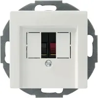Schneider Electric System contactdoos luidspreker wit