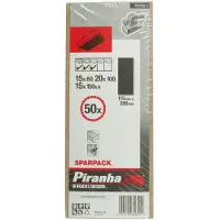 Piranha schuurstrookset 50 stuks X31215-QZ