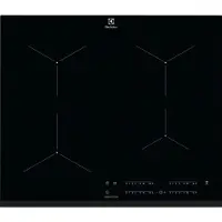 Electrolux EIT61443B, Zwart, Inbouw, Inductiekookplaat met zones, Glas, 4 zones, 4 zones