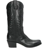 Sendra 11627 Debora leren cowboylaarzen zwart female | Maat: 36