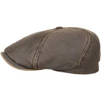 Stetson Brooklin Old Cotton Flat Cap by