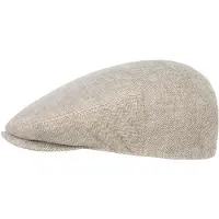Stetson Woodfield Linen Flat Cap by