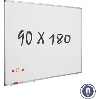 Smit Visual whiteboard, gelakt staal, magnetisch, 180 x 90 cm