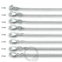 GLAMS ketting gourmet 1,8 mm - Zilver