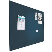 Smit Visual Prikbord bulletin - Zwevend - 120x180 cm - Blauw